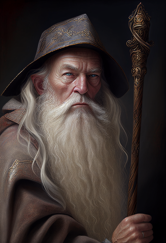 Aged And Wise Wizard - Fantasy Backgrounds